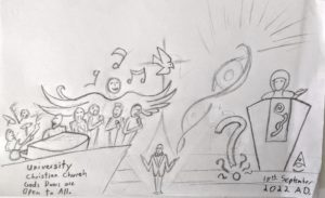 University Christian Church Drawing Sept 18th 2022