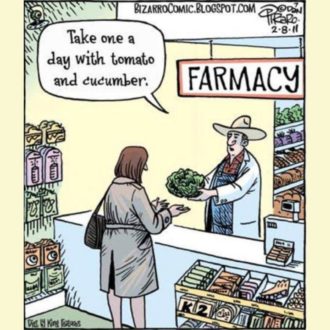 Farm-acy Joke: Eat Veggies.