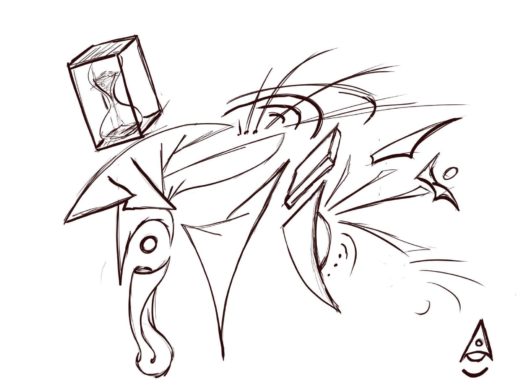 digital doodle Time